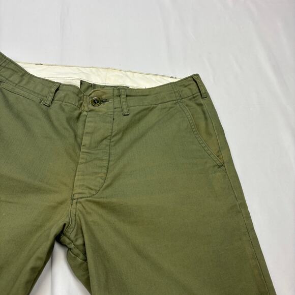 Buck Mason Ford Standard Officer Pant Slub Twill Men's 32x32 - Picture 12 of 15